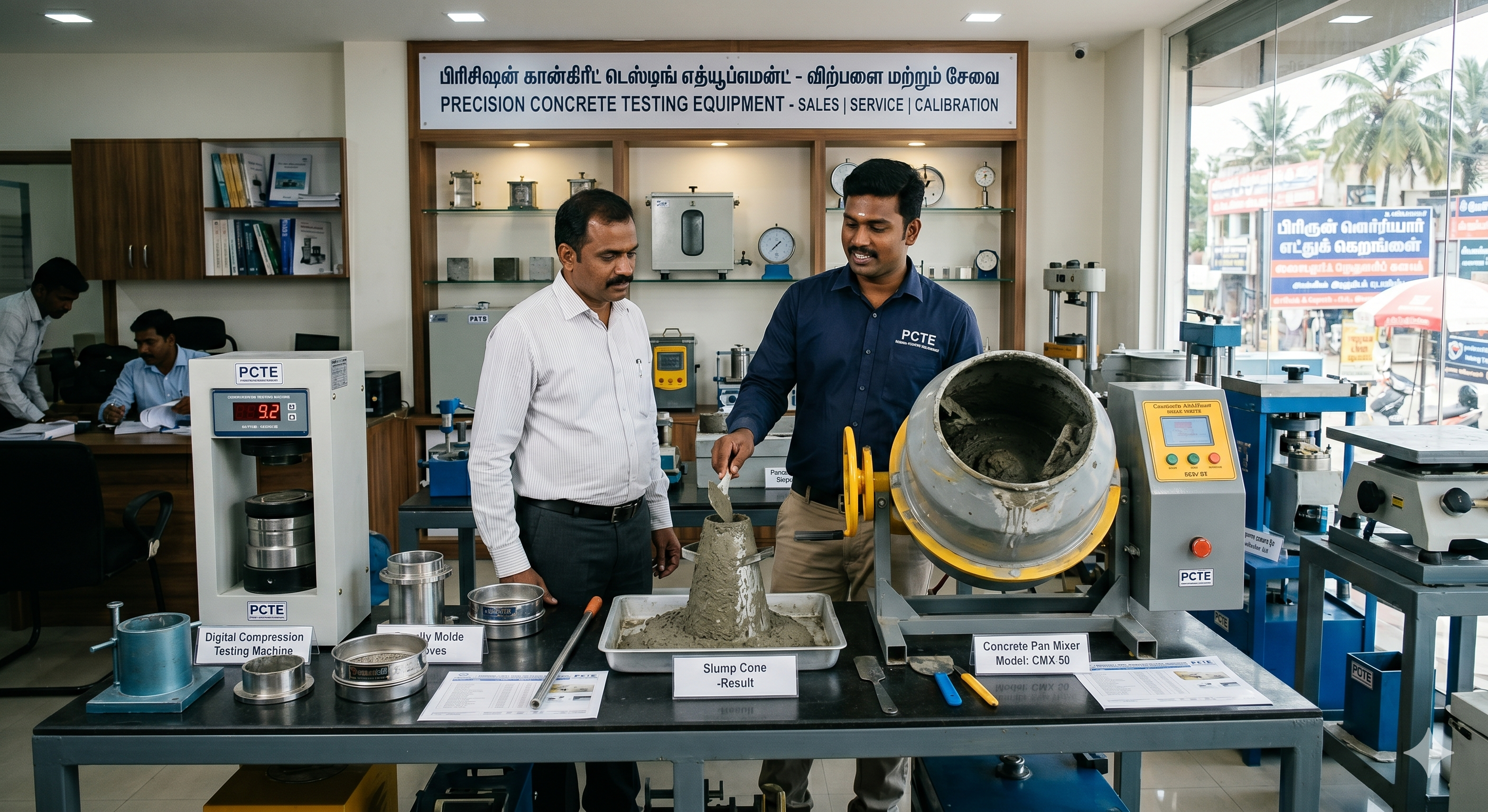 Cement & Concrete Mix Testing Equipment